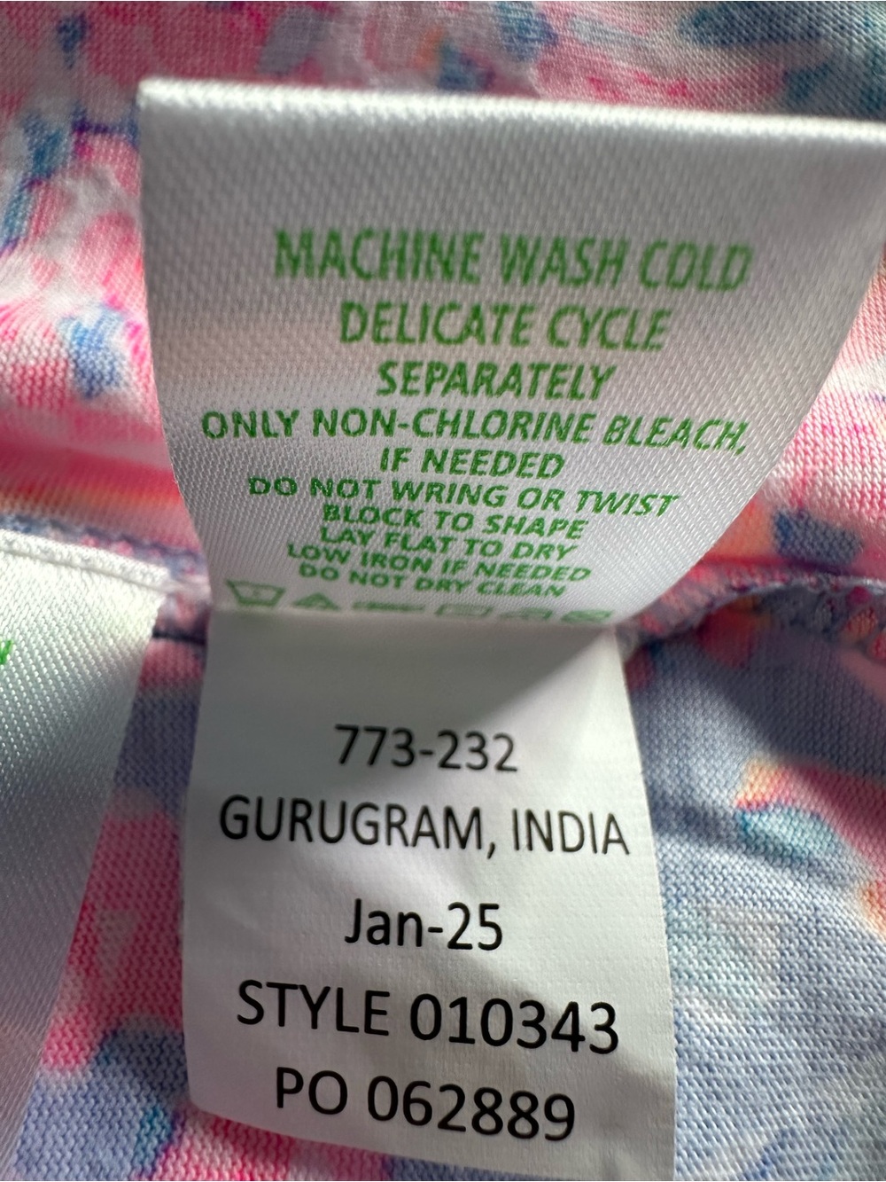 Lilly Pulitzer Pink, Blue & Green Floral Tiered Dress NWT - Picture 7 of 7